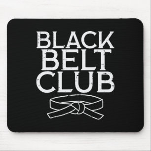 Mousepad Black Belt Club Legal Karate Taekwondo Kung Fu Jiu