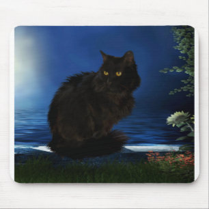 Mousepad Black Cat Black Doméstico