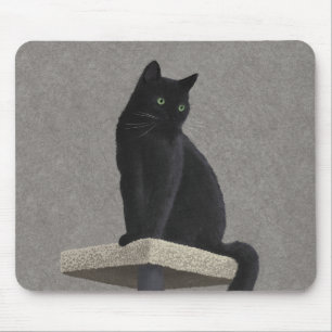 Mousepad Black Cat Royalty