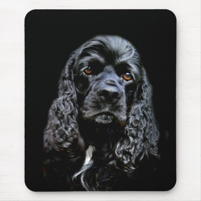 Mousepad Black Cocker Spaniel (Frente)