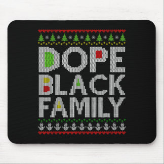 Mousepad Black Family 2025 Afro Christmas Tree Santa Pj Mat