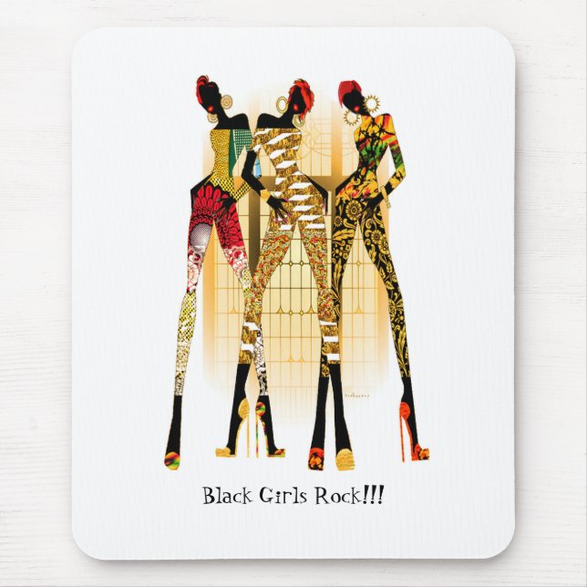 Mousepad Black Girls Rock (Frente)