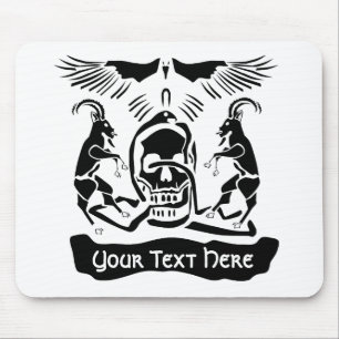 Mousepad Black Goat Corrupt Trinity Crest