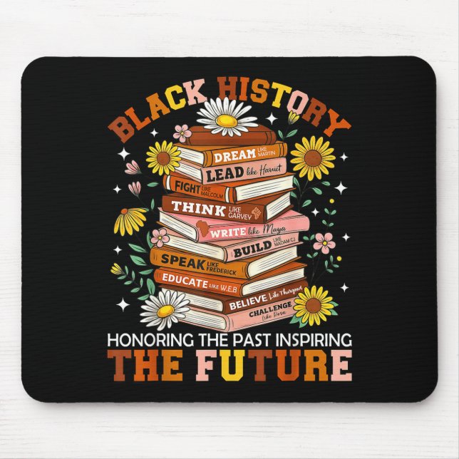 Mousepad Black History Month Black Leaders African American (Frente)