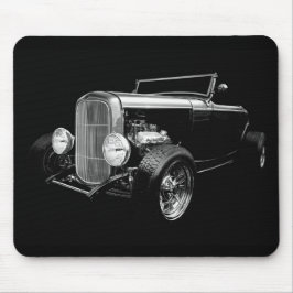 Mousepad Black Hot Rod