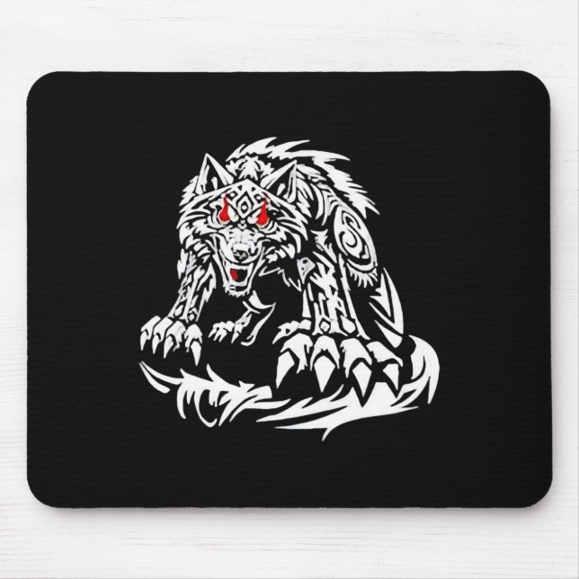 Mousepad Black Jacob Fatu Wolf (Frente)