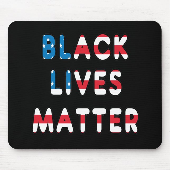Mousepad Black Lives é importante BLM (Frente)