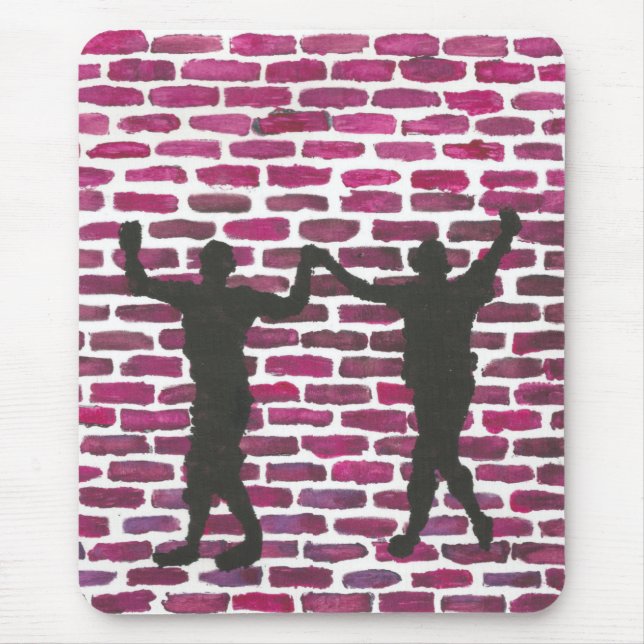 Mousepad Black Magic Hollyhock by Yeshaya Dank Wood Wall Ar (Frente)