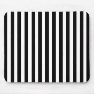 Mousepad Black Modern Stripe