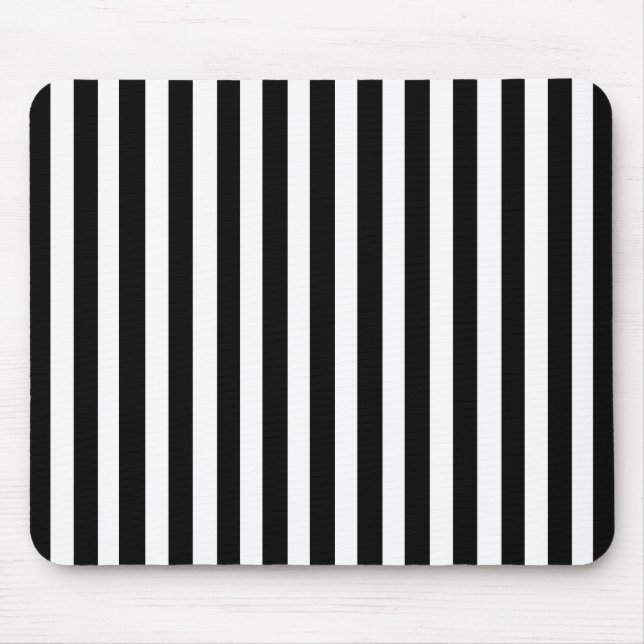 Mousepad Black Modern Stripe (Frente)