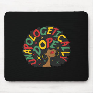 Mousepad Black Queen Melanin Drug African American Pride Hi