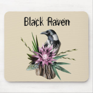 Mousepad Black Raven