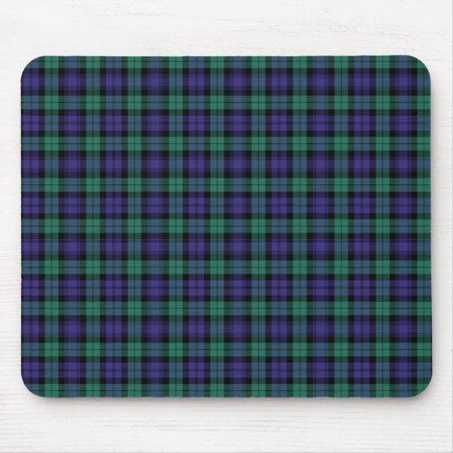 Mousepad Black Watch Scottish Tartan (Frente)