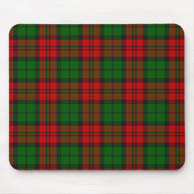 Mousepad Blackwatch Campbell Tartan Red Green Xadrez (Frente)