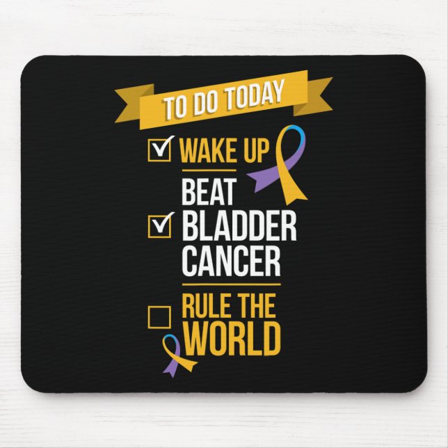 Mousepad Bladder Cancer governa o mundo (Frente)