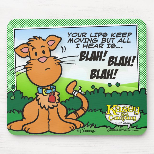 MOUSEPAD BLAH! BLAH! BLAH! (Frente)