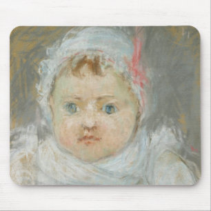 Mousepad Blanche Pontillon como um bebê, 1872 (pastel no