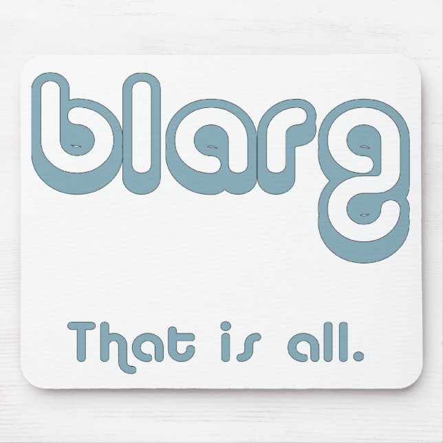 Mousepad blarg. (Frente)