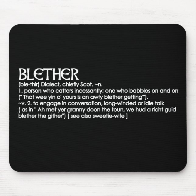 Mousepad Blether (Frente)