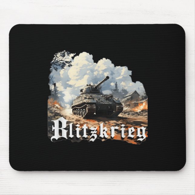 Mousepad Blitzkrieg da Segunda Guerra Mundial (Frente)