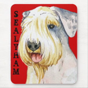 Mousepad Bloco da cor de Sealyham Terrier