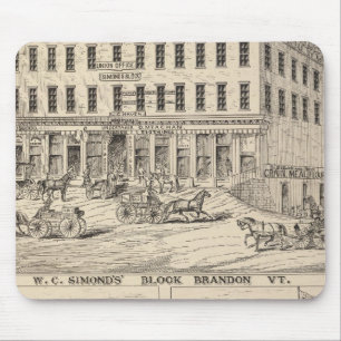 Mousepad Bloco da WC Simond em Brandon