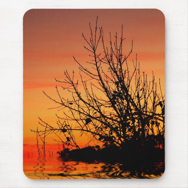 Mousepad Bloco de Abstrato sunset (Frente)