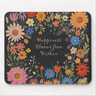 Mousepad Bloco de aspas Positivo - Floral