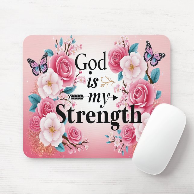 Mousepad Bloco de Bíblias/Escrituras Inspiracional (Com mouse)