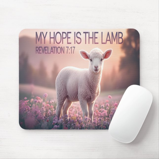 Mousepad Bloco de Bíblias/Escrituras Inspiracional (Com mouse)