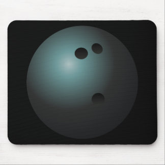 Mousepad Bloco de Bola de boliche Preto