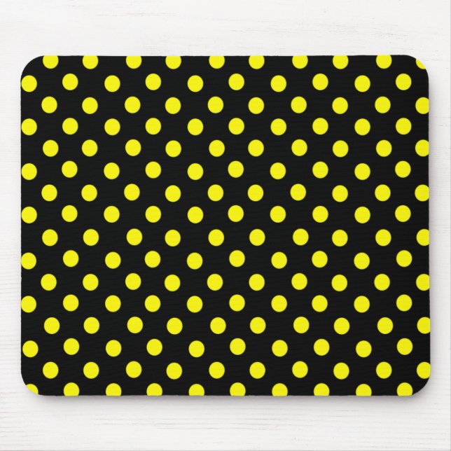 Mousepad Bloco de Bolinhas amarelo (Frente)
