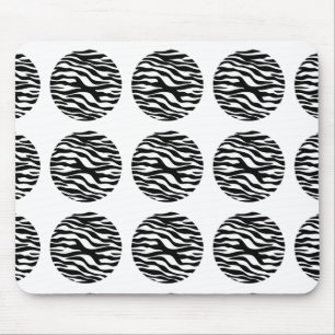 Mousepad Bloco de Bolinhas de Impressão Zebra