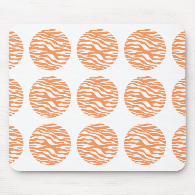 Mousepad Bloco de Bolinhas de Impressão Zebra (Frente)