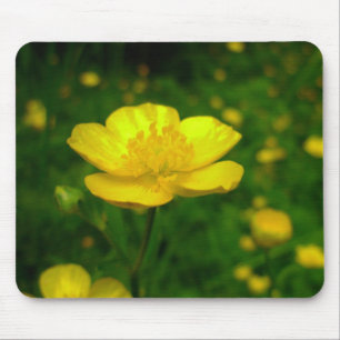 Mousepad Bloco de Botões Pasta de Mão Amarelo do Computad