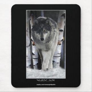 Mousepad Bloco de CINZAS ALPHA WOLF Wildlife Support Mousep