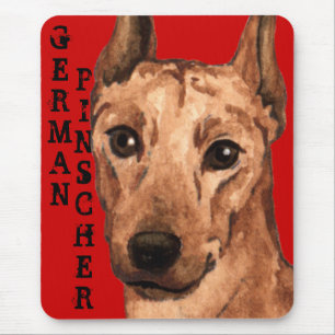 Mousepad Bloco de Cores do Pinscher Alemão
