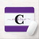 Mousepad Bloco de cores personalizado<br><div class="desc">Personalize este design fofo de bloco de cores com seus favoritos ou cores da escola,  edite a letra,  edite o nome (entre os blocos ou você perde o floreio extra).</div>