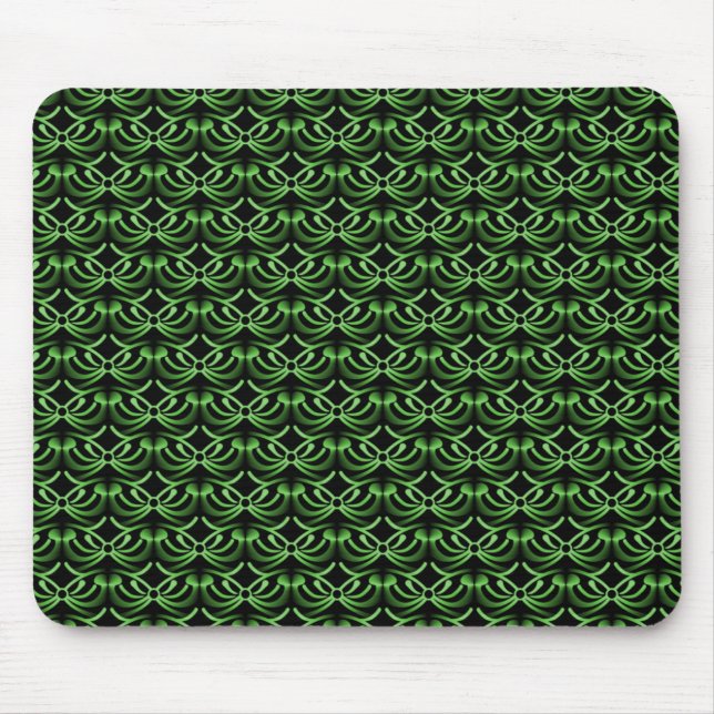 Mousepad Bloco de Elegância Radiante Emerald Verde (Frente)