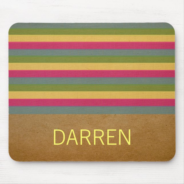 Mousepad Bloco de Estirpes Texturizado Chic (Frente)