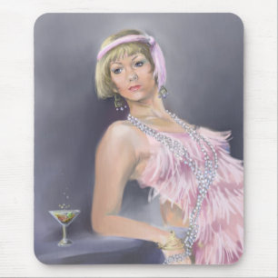 Mousepad Bloco de Força Flapper Springtime