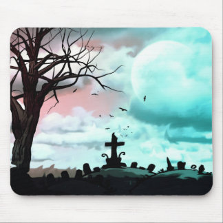 Mousepad Bloco de Gótico de Mão Cheia de Lua Cheia