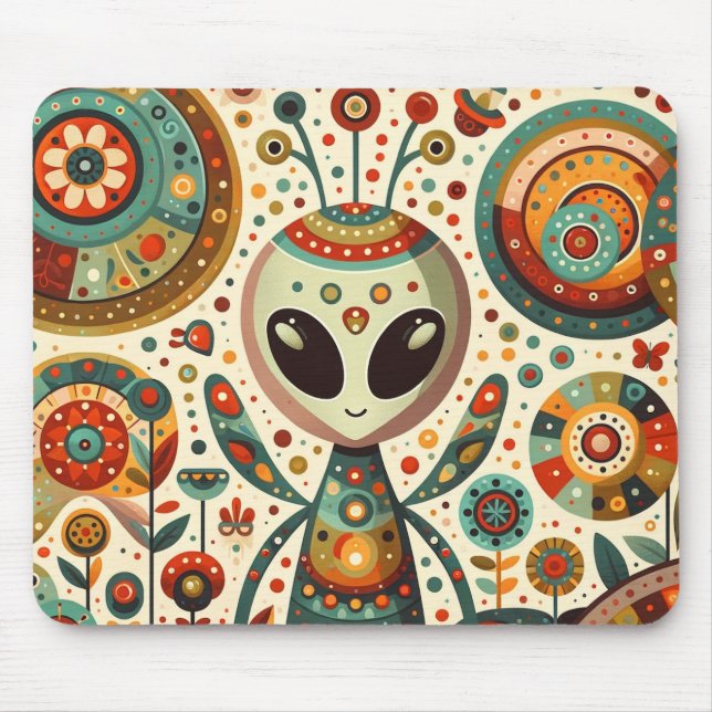 Mousepad Bloco de Inseto da alienígena (Frente)