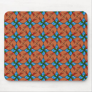 Mousepad Bloco de Manuais de Design Abstrato de "Moinhos de