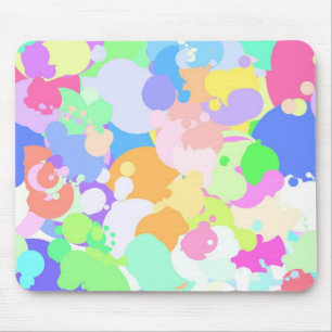 Mousepad Bloco de Mão de Tinta Espelhado