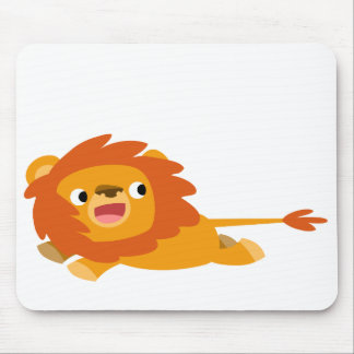 Mousepad Bloco de Mão-Mão de Leão de Cartoon Cortado