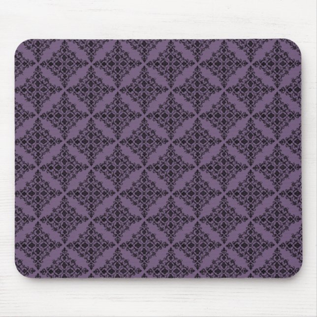 Mousepad Bloco de Mão-Mão Perfeitamente Polido, Roxo (Frente)