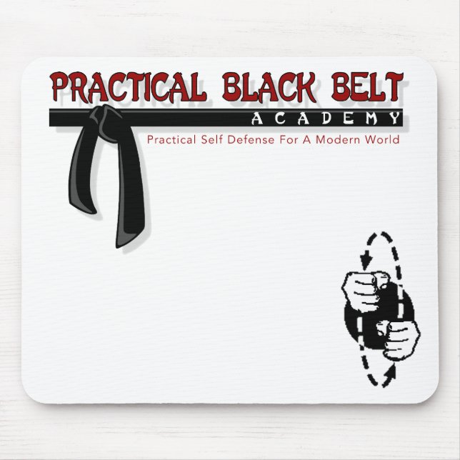 Mousepad Bloco de Mouse Prático Black Belt/PFS (Frente)