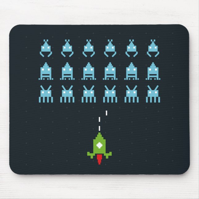 Mousepad Bloco de Mouse Retro-Arcade Não-Slip Nº 8 (Frente)