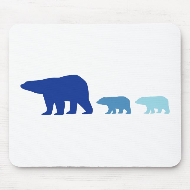 Mousepad Bloco de Mouse "Urso Polar" (Frente)